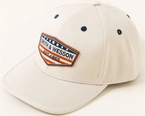S&W Full Twill Khaki Patch Cap