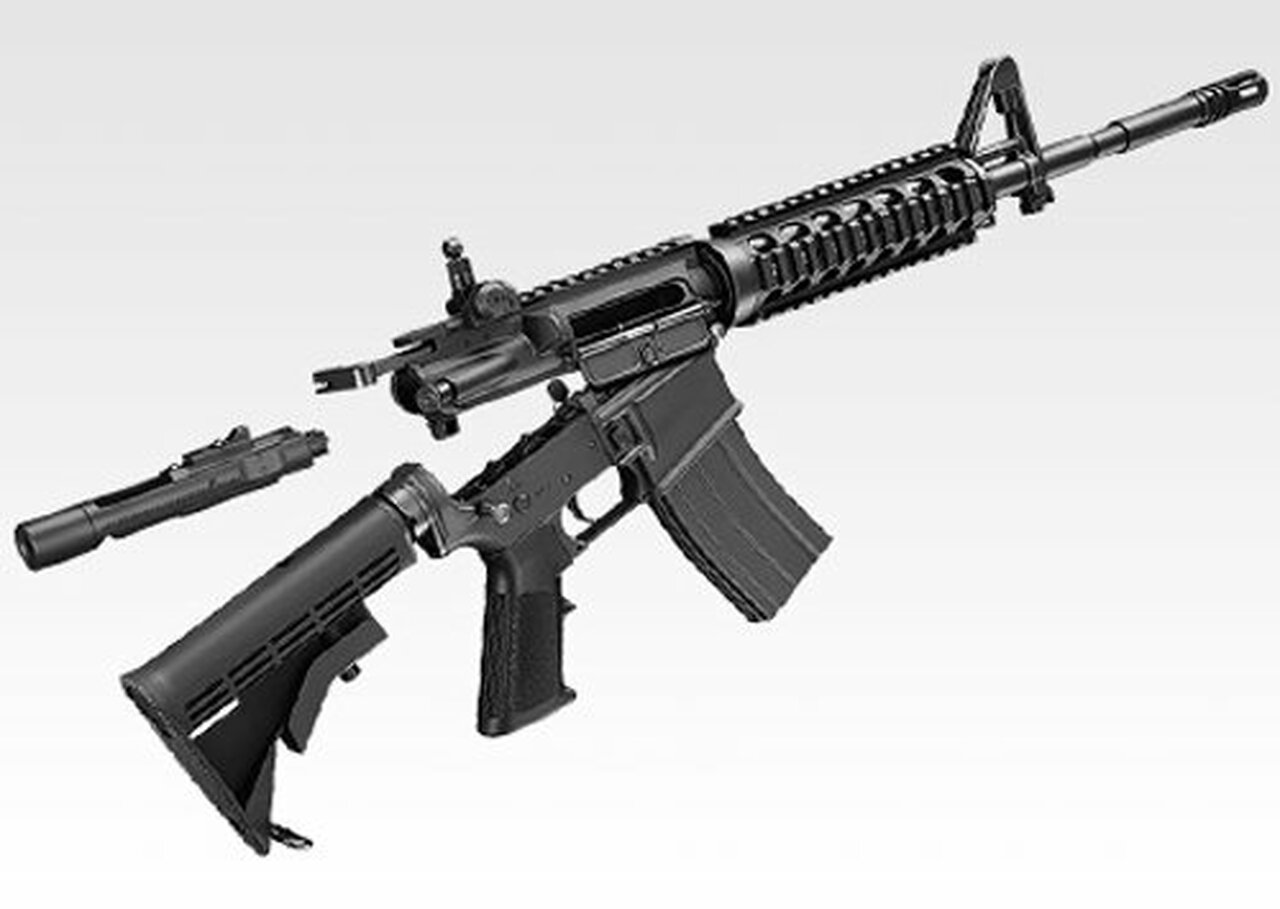 東京マルイ M4A1 MWS GBB Tokyo Marui M4A1 MWS Gas Blowback GBB Airsoft Rifle - BLACK