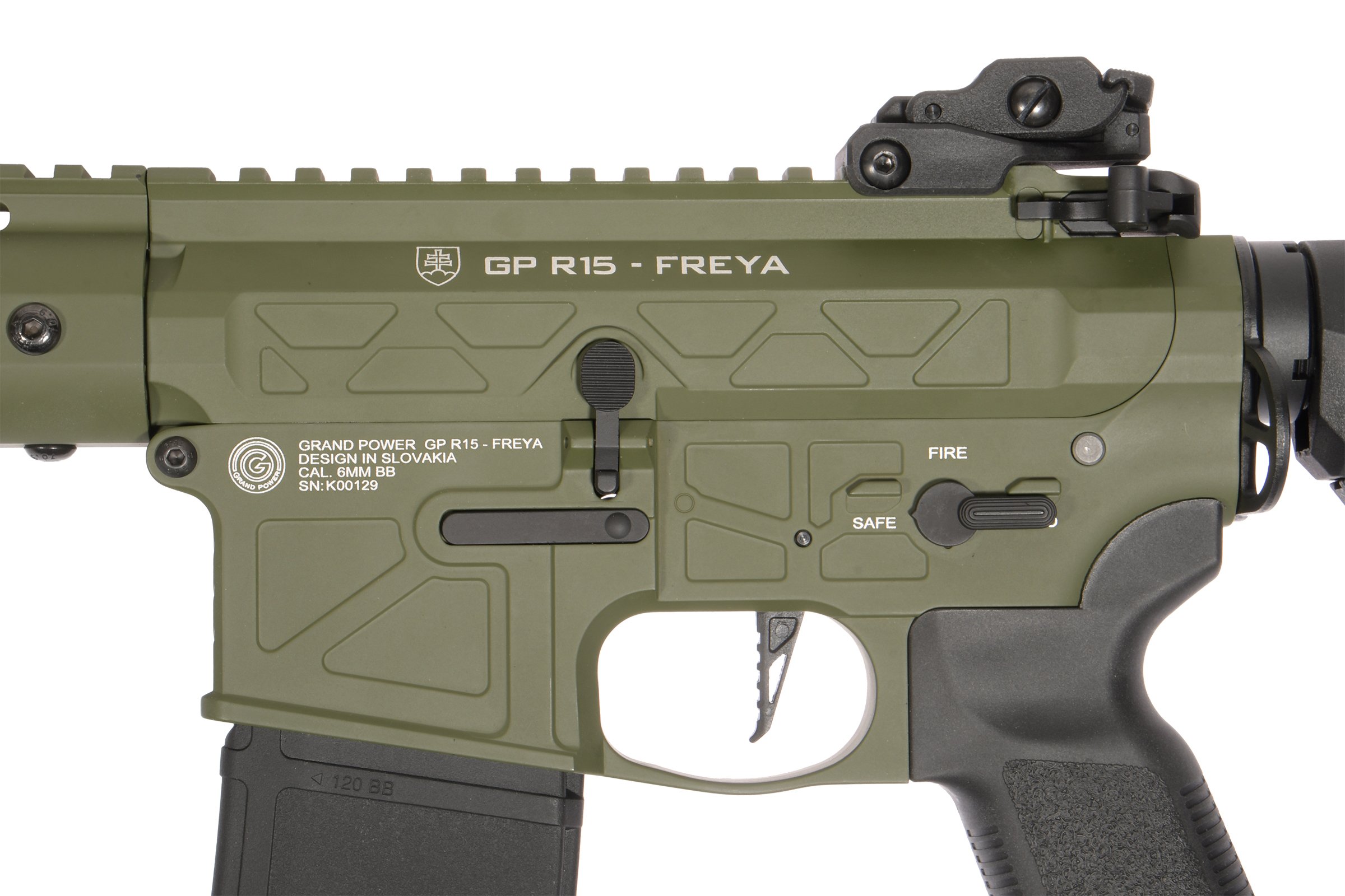 DELTA ARMORY Airsoft AEG FREYA R15 SKELETON 13" Aster II