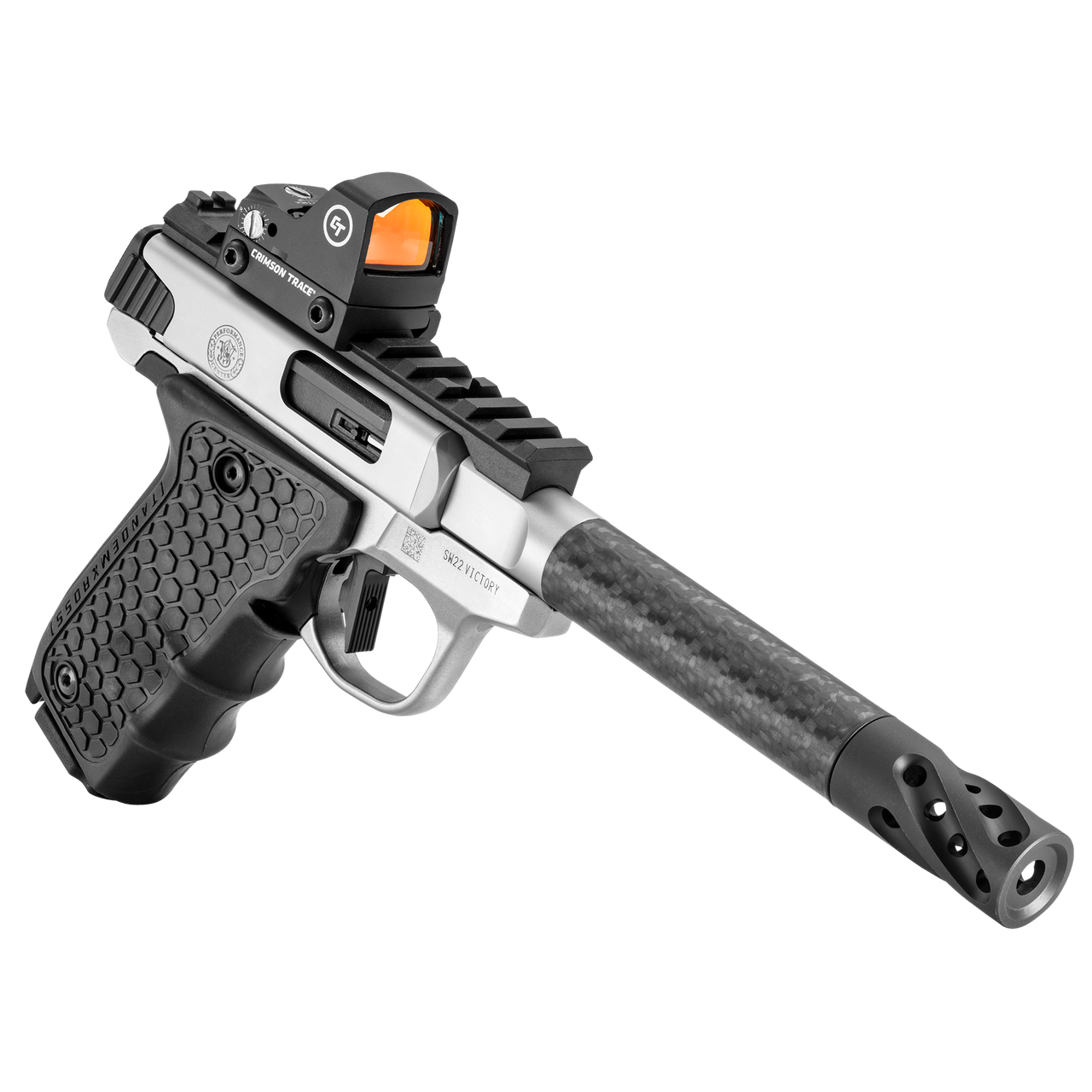 S&W SW22 Victory Target Model Performance Center - Carbon Fiber Barrel, Optic Equipped S/S Gls Bead
