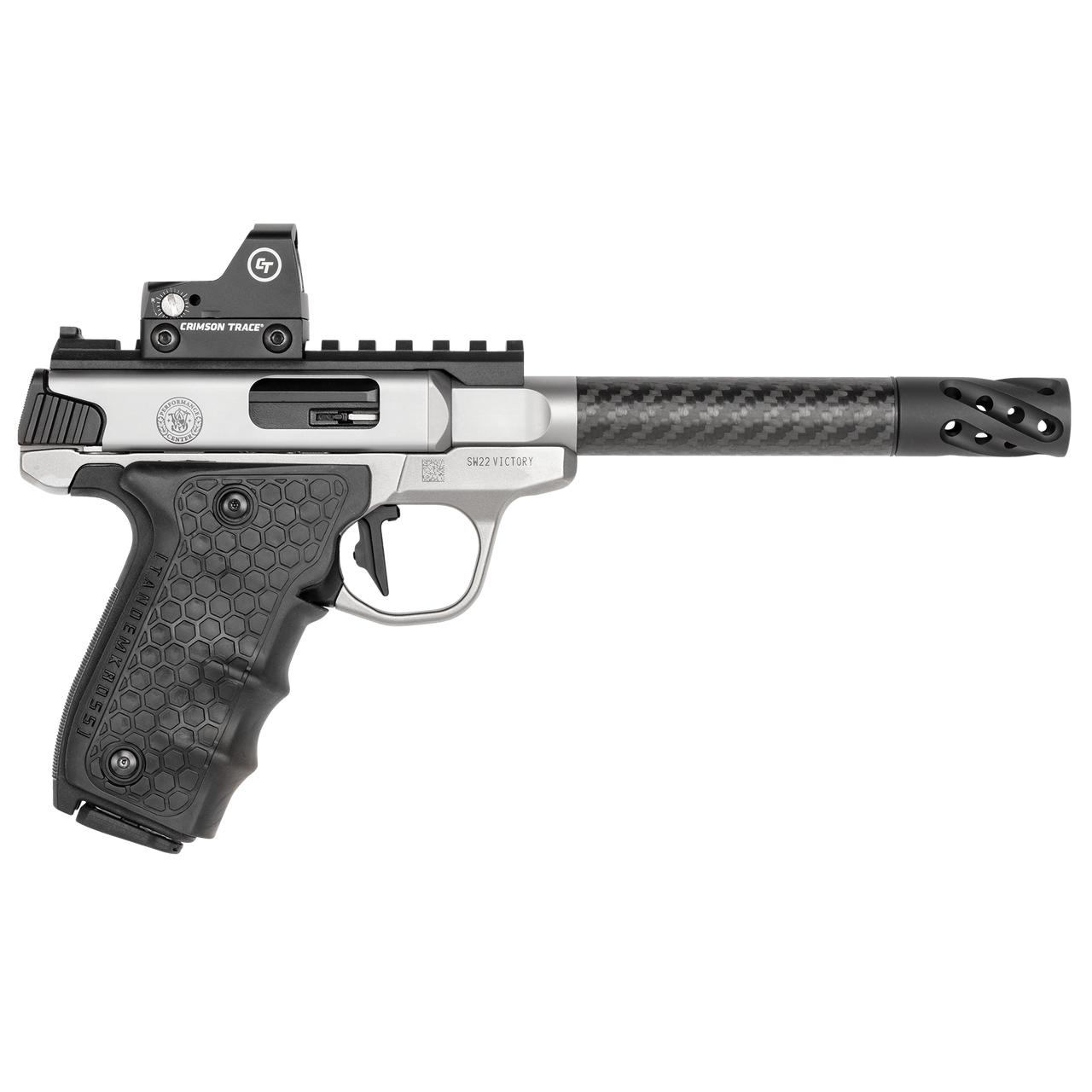 S&W SW22 Victory Target Model Performance Center - Carbon Fiber Barrel, Optic Equipped S/S Gls Bead