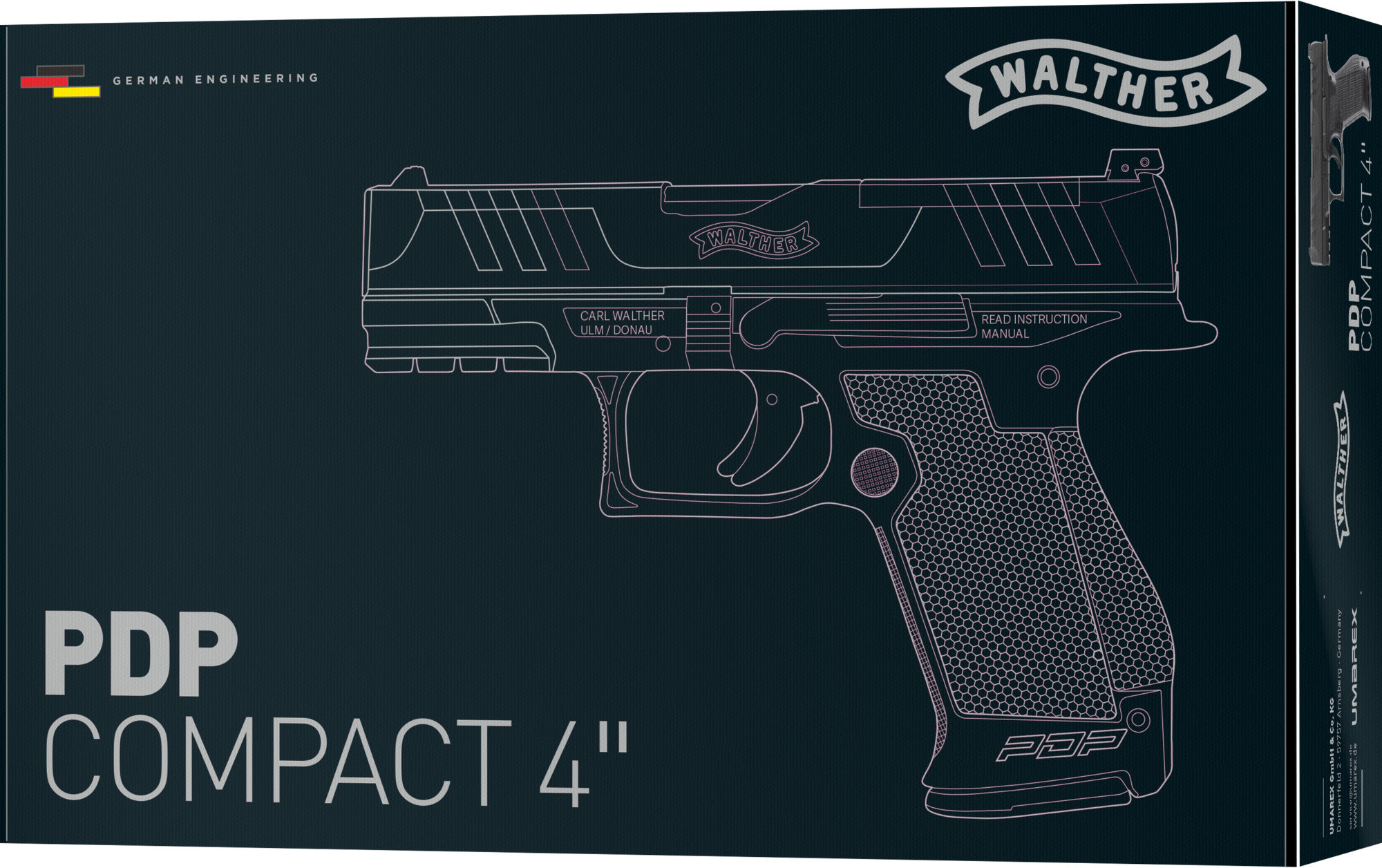 WALTHER (Umarex) Airsoft GBB PDP Compact 4" WALTHER (Umarex) Airsoft GBB PDP Compact 4"