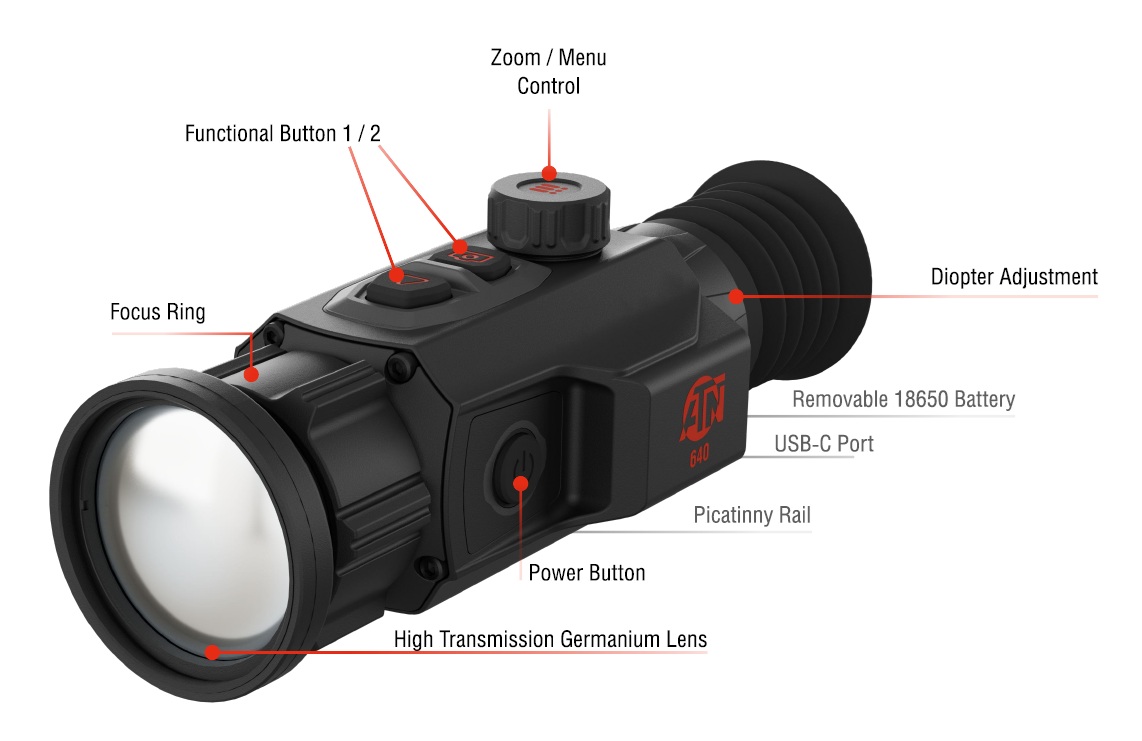 ATN Thermal Rifle Scope ThOR 6 Mini