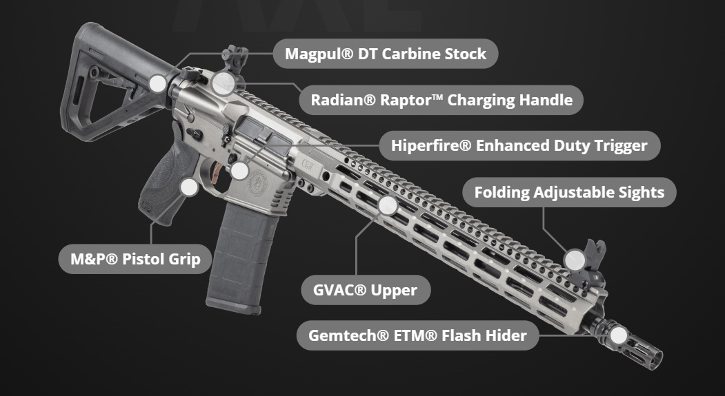 S&W PC M&P 15 AXE, M-LOK Hgd, 16.1in
