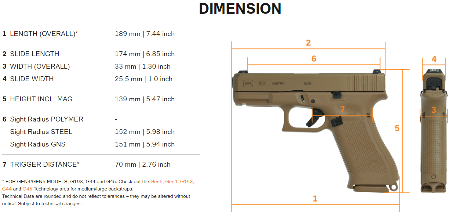 GLOCK Handgun G19X Coyote GLOCK Handgun G19X Coyote
