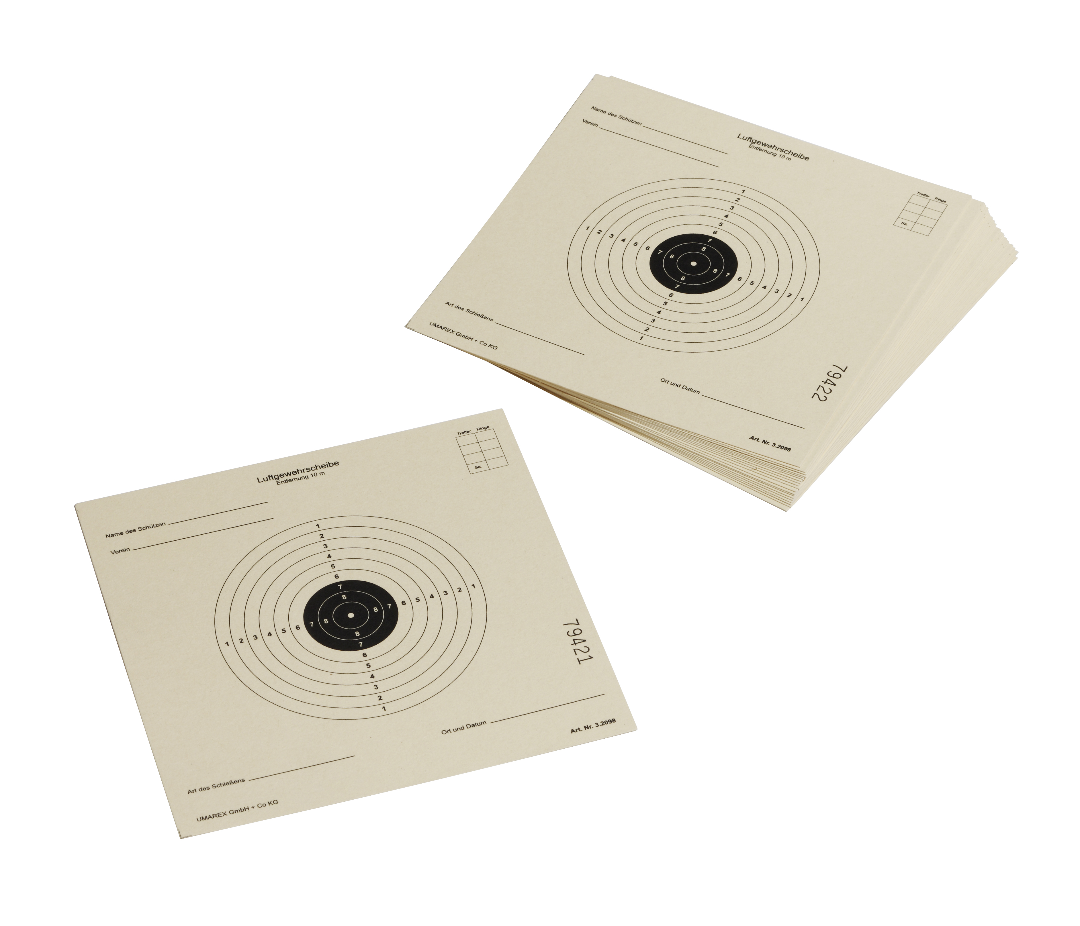 UMAREX Paper Targetfaces 14 x 14cm