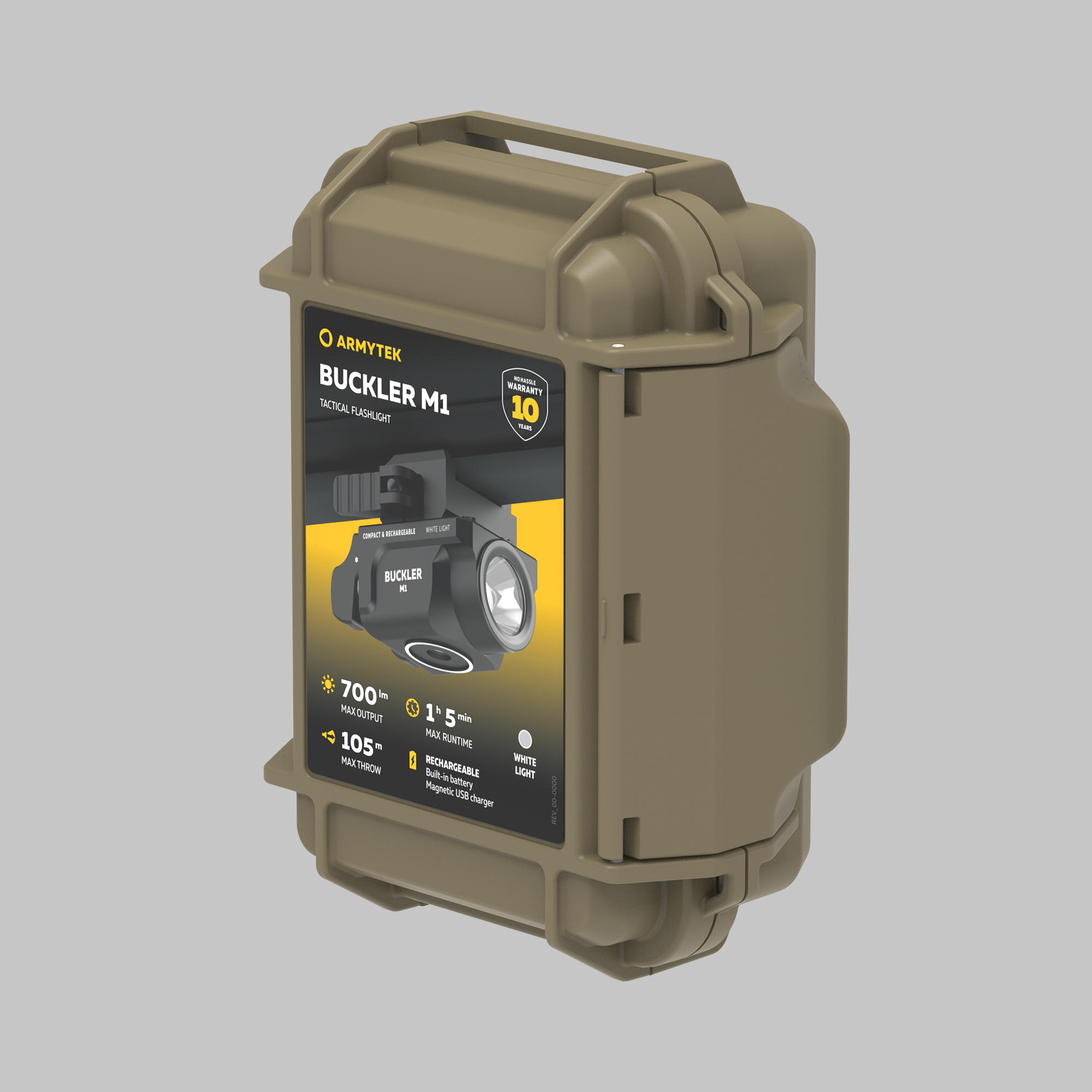 ARMYTEK Buckler M1 White
