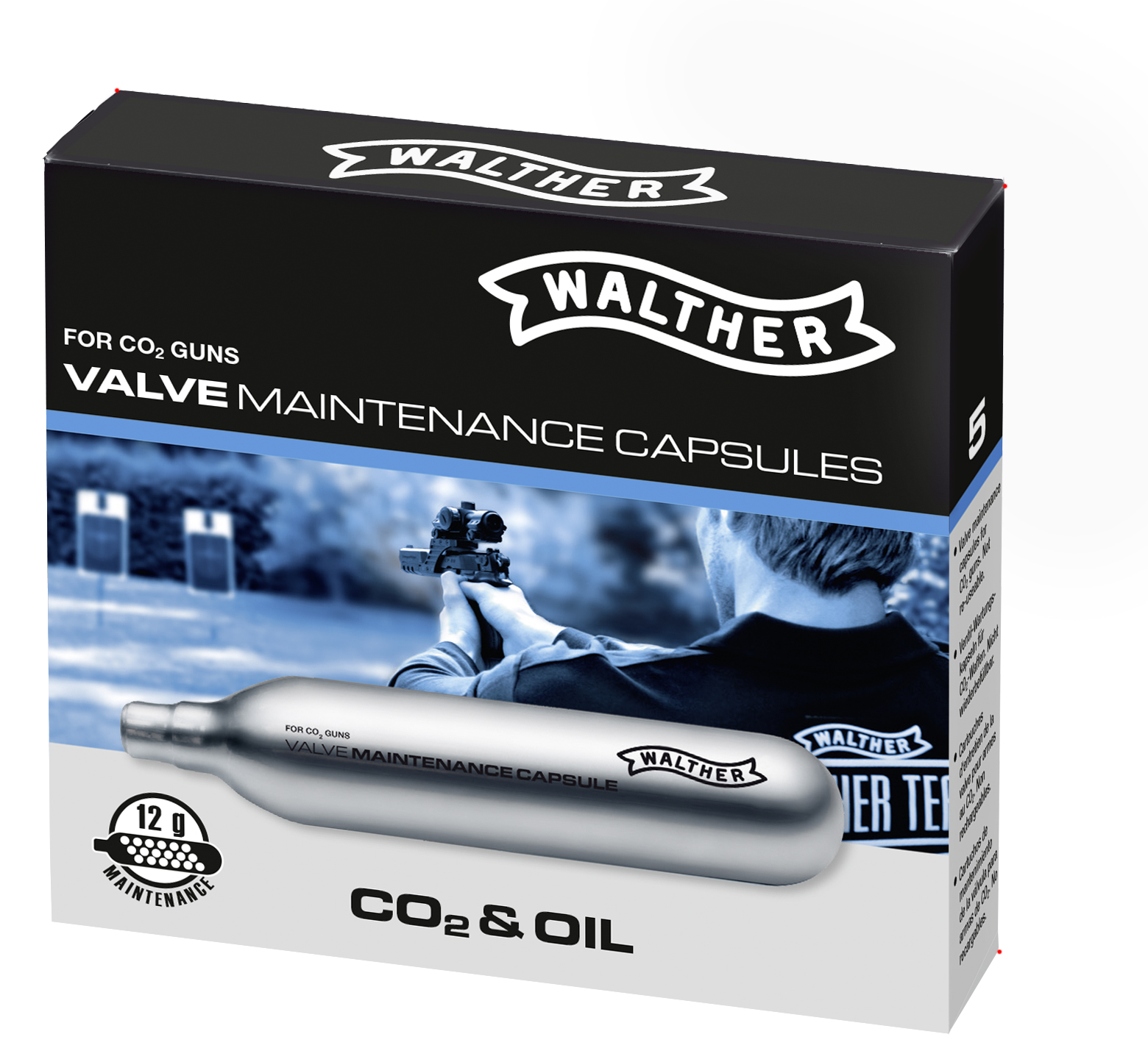 WALTHER (Umarex)  CO2 Valve Maintenance Capsules (Pack of 5)
