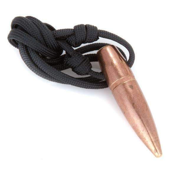LUCKY SHOT Paracord Necklace - 50 CAL 