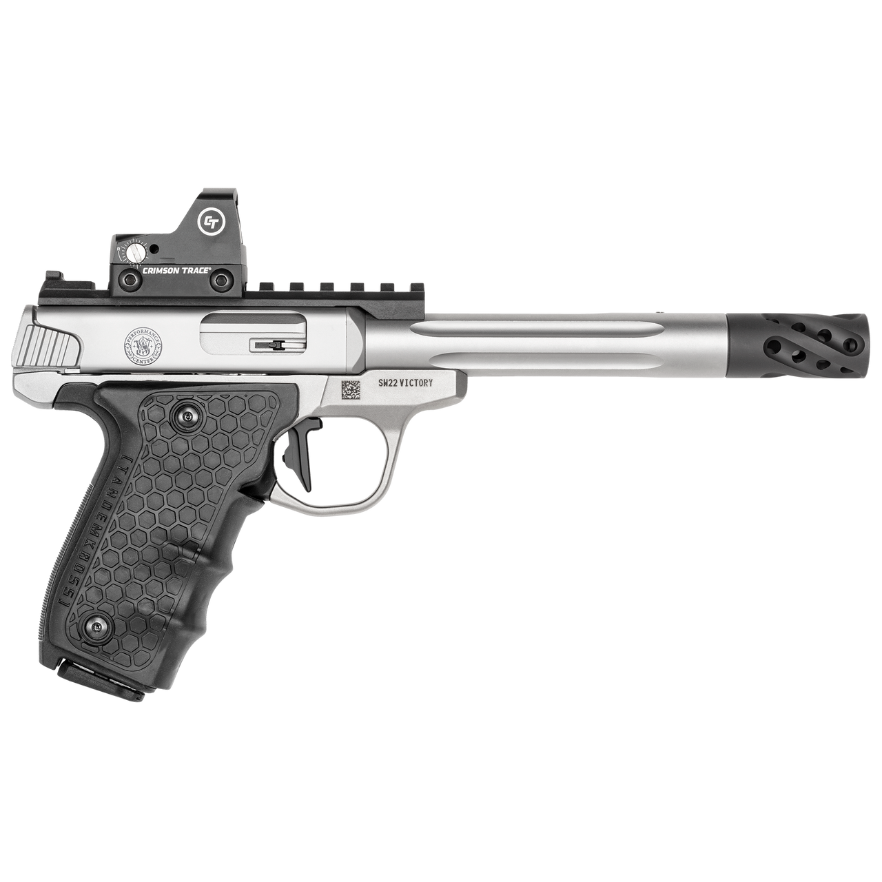 S&W SW22 Victory Target Model Performance Center - Fluted Barrel, Optic Equipped S/S Gls Bead