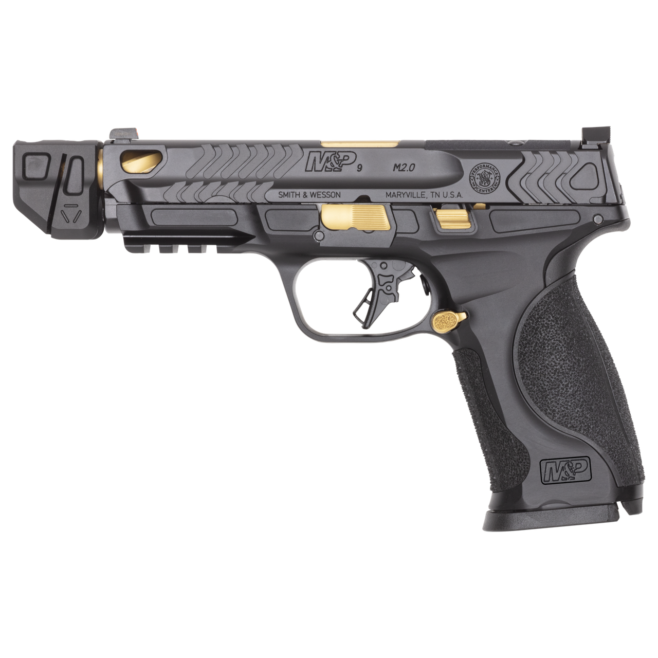 S&W M&P 9 M2.0 PC Metal Gold w/ Compensator
