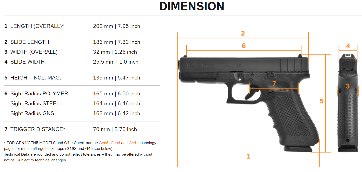 GLOCK Handgun G31 Gen4 GLOCK Handgun G31 Gen4
