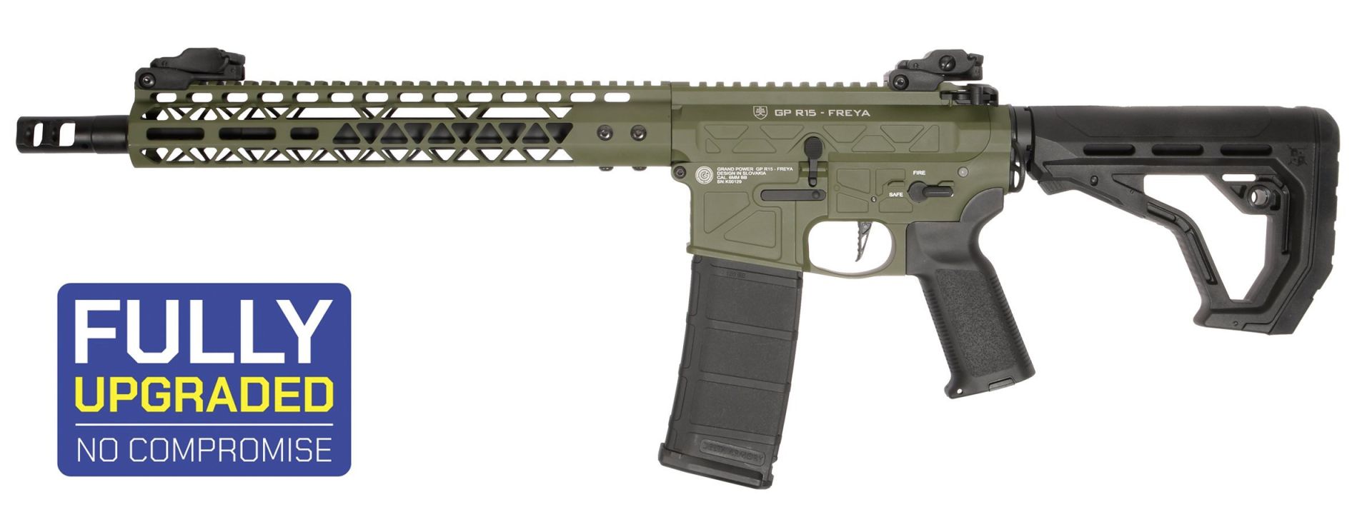 DELTA ARMORY airsoft gun FREYA R15 SKELETON 13" 