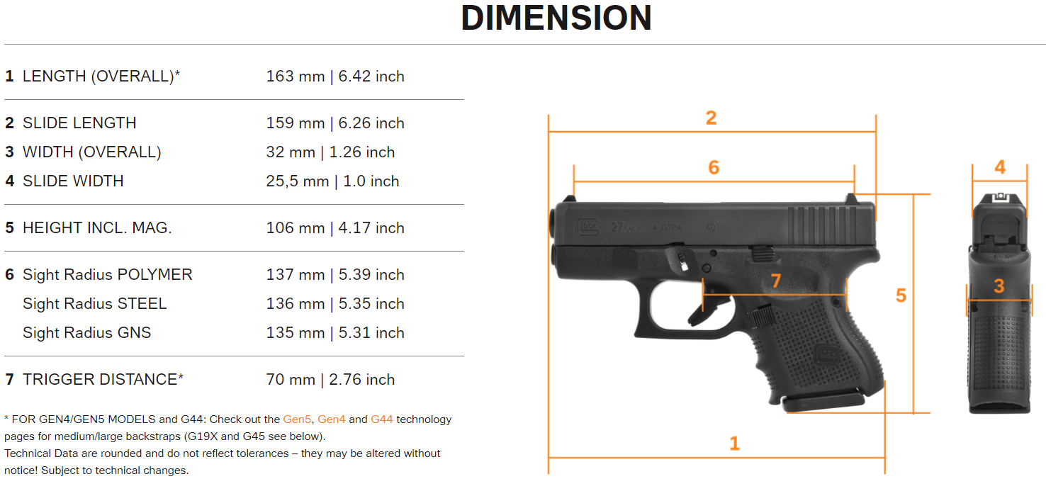 GLOCK Handgun G27 Gen4