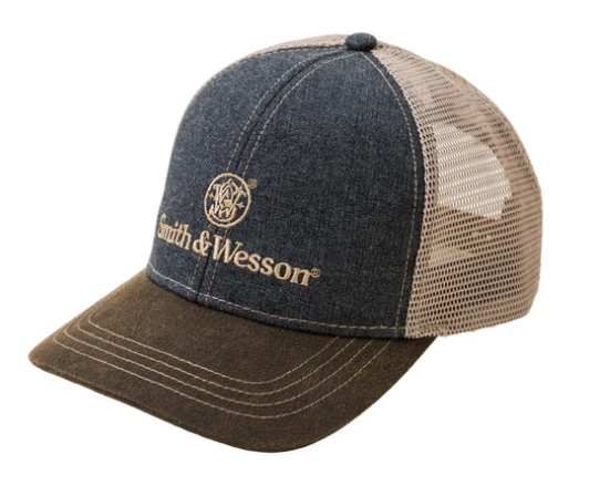 S&W Cap Two-Tone Denim Trucker 