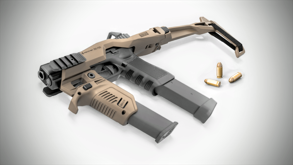 RECOVER TACTICAL Mag9 Angled Holder for Glock RECOVER TACTICAL Mag9 Angled Holder for Glock