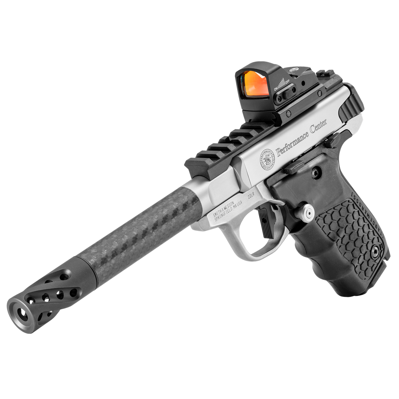 S&W SW22 Victory Target Model Performance Center - Carbon Fiber Barrel, Optic Equipped S/S Gls Bead