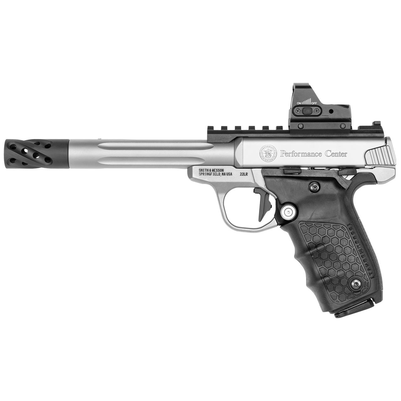 S&W SW22 Victory Target Model Performance Center - Fluted Barrel, Optic Equipped S/S Gls Bead