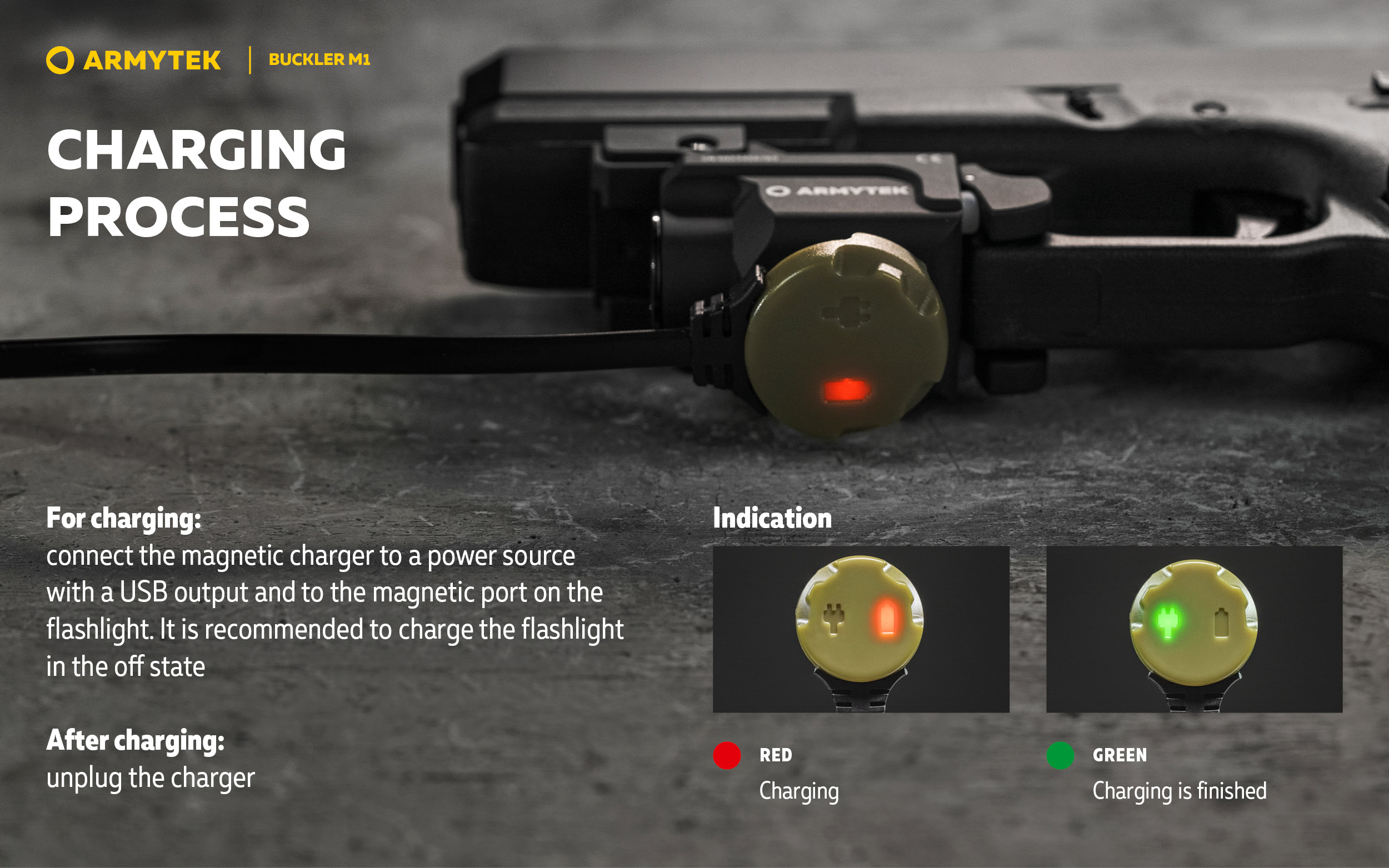 ARMYTEK Buckler M1 White