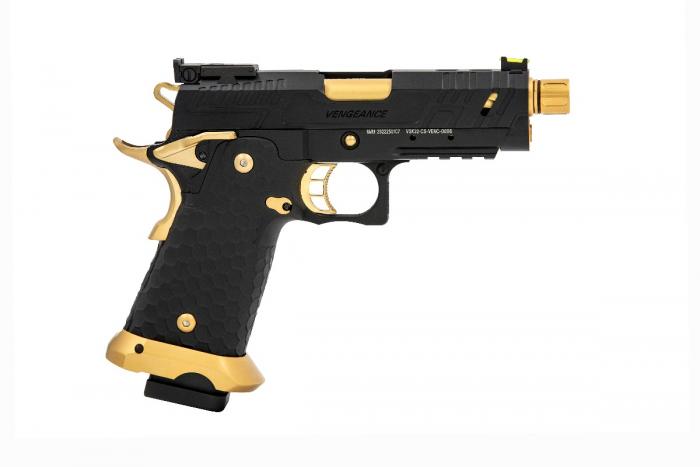 Pistola gas Hi-Capa 5.1 Negro / Rosa Vorsk