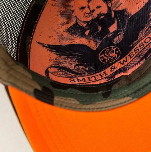 S&W Trucker Cap Blaze Orange Camo