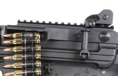 G G Airsoft Rifle Cm16 Lmg Stealth Black Sw 1