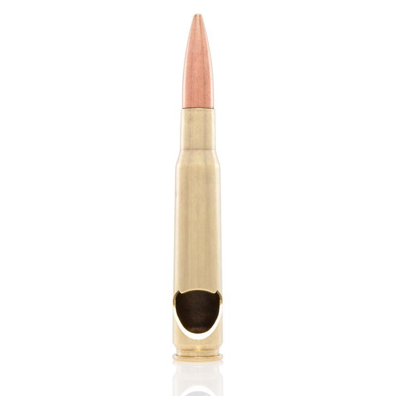 LUCKY SHOT Bullet Bottle Opener 50 Cal BMG - Brass