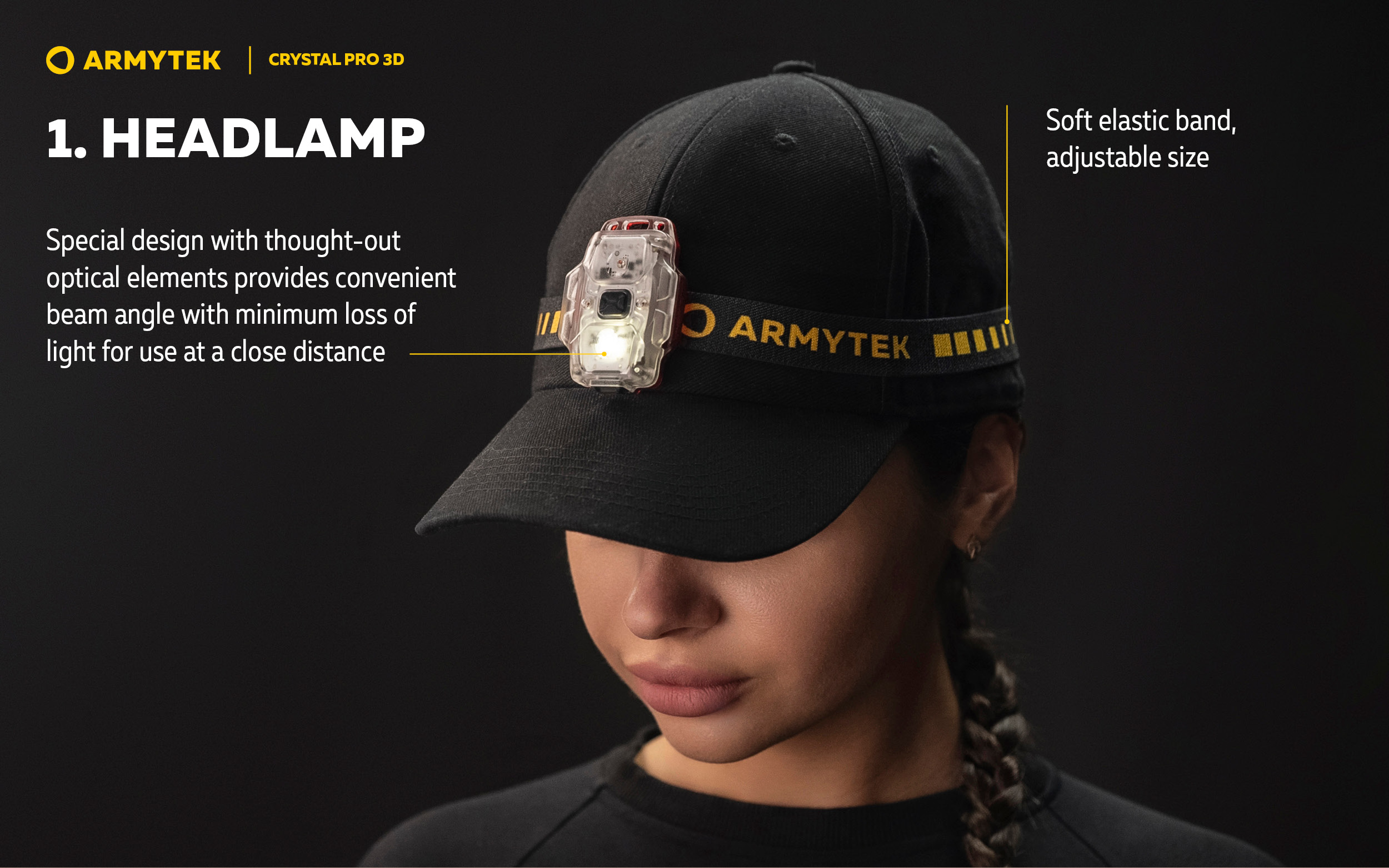ARMYTEK Crystal Pro 3D Red