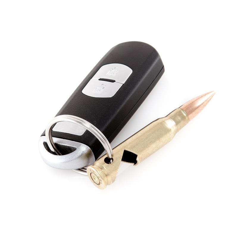 LUCKY SHOT Bullet Bottle Opener Keychain - .308