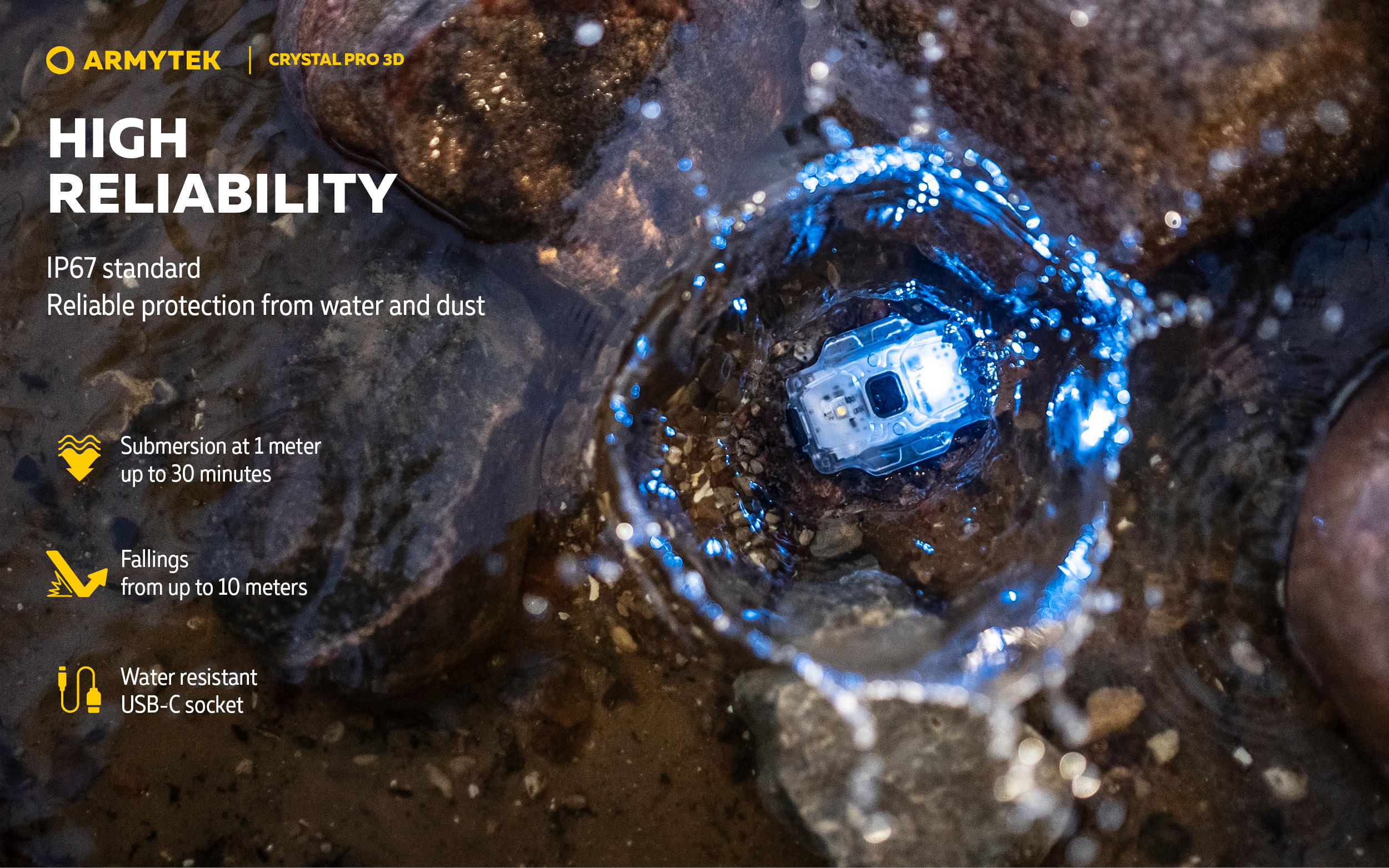 ARMYTEK Crystal Pro 3D Red