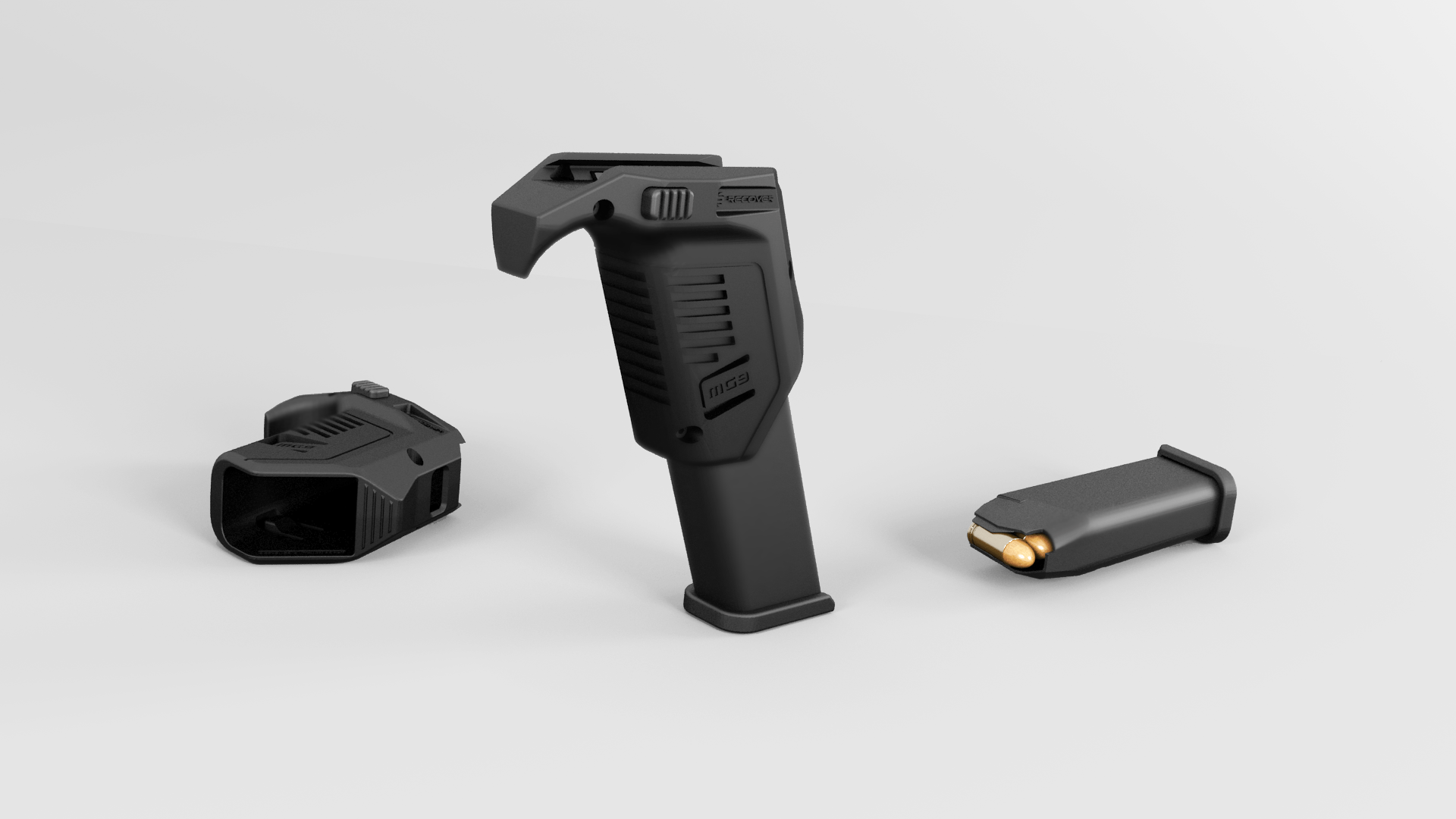 RECOVER TACTICAL Mag9 Angled Holder for Glock RECOVER TACTICAL Mag9 Angled Holder for Glock