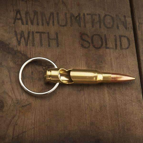LUCKY SHOT Bullet Bottle Opener Keychain - .308