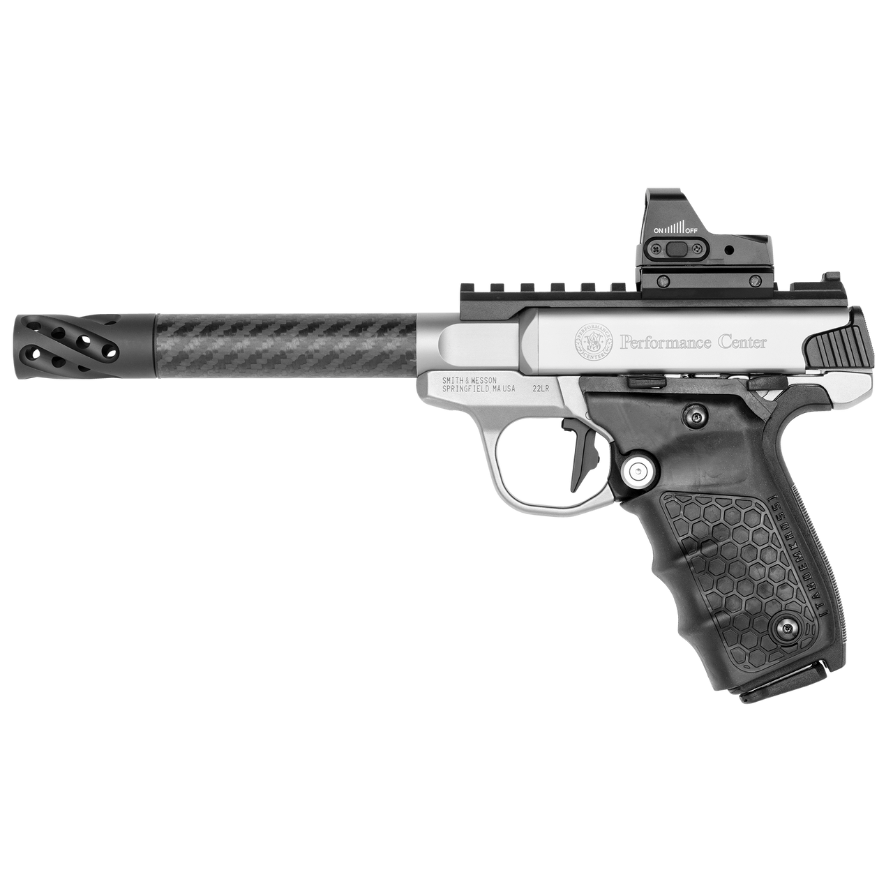S&W SW22 Victory Target Model Performance Center - Carbon Fiber Barrel, Optic Equipped S/S Gls Bead