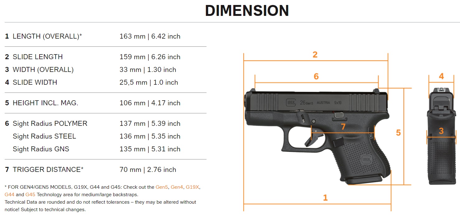 GLOCK Handgun G26 Gen5