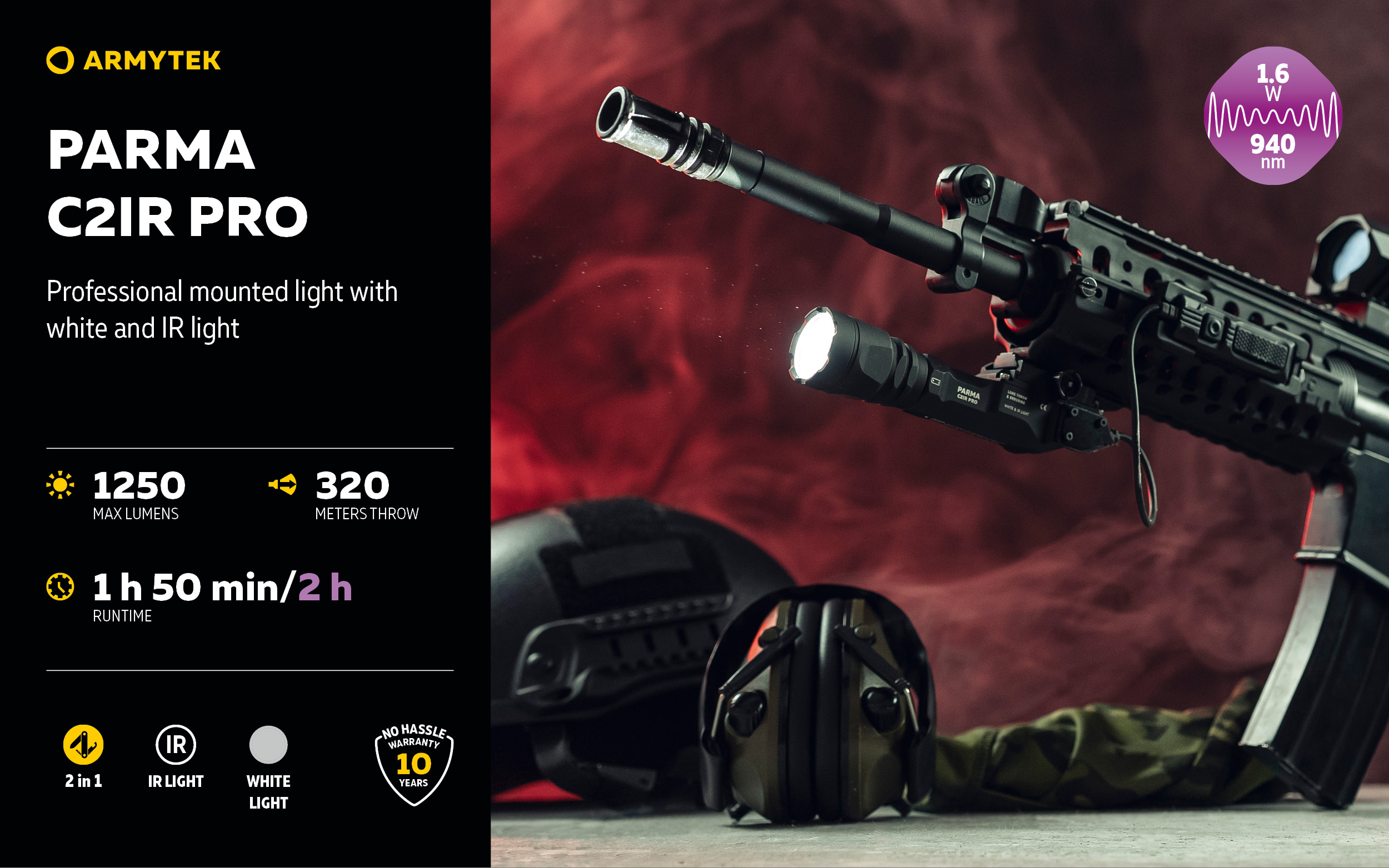 ARMYTEK Parma C2IR Pro