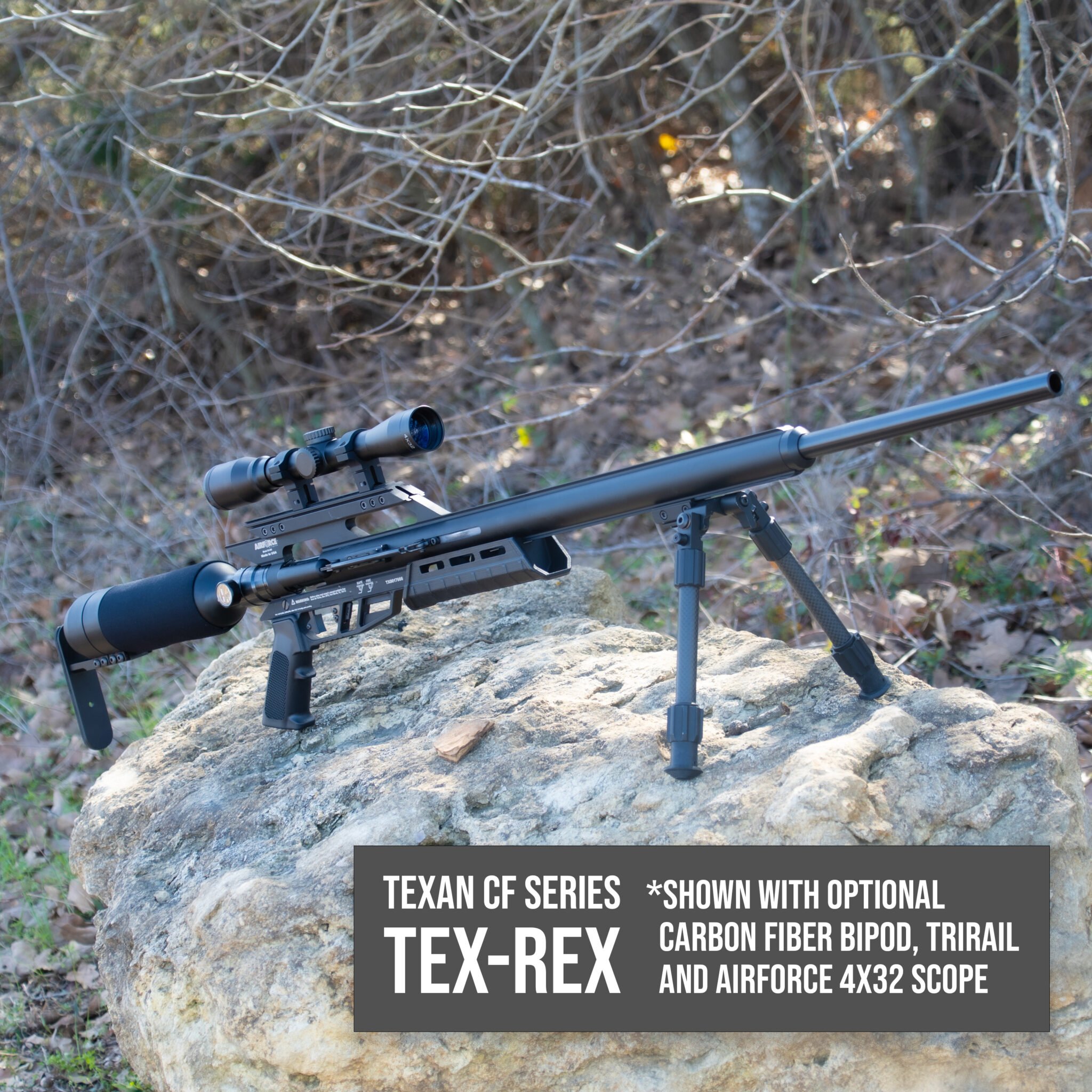 AIRFORCE PCP Airgun Tex-Rex .50 1500J