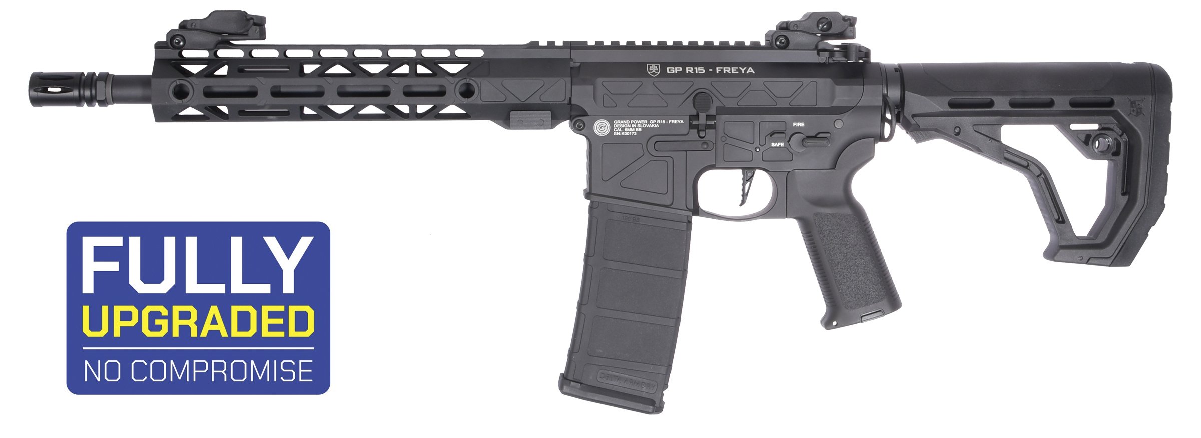 DELTA ARMORY Airsoft AEG FREYA R15 M-LOK 10" Aster II