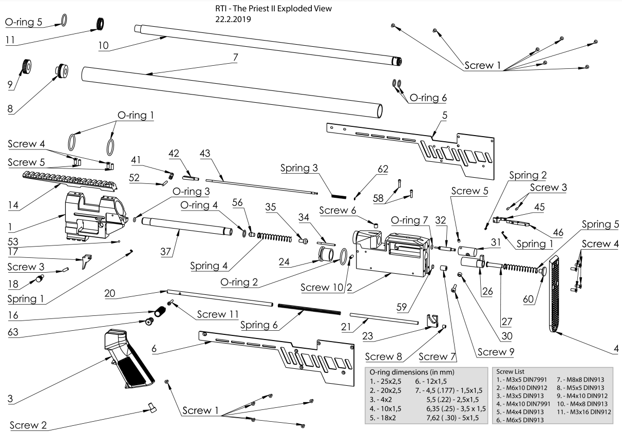 RTI PCP Airgun Priest II Standard