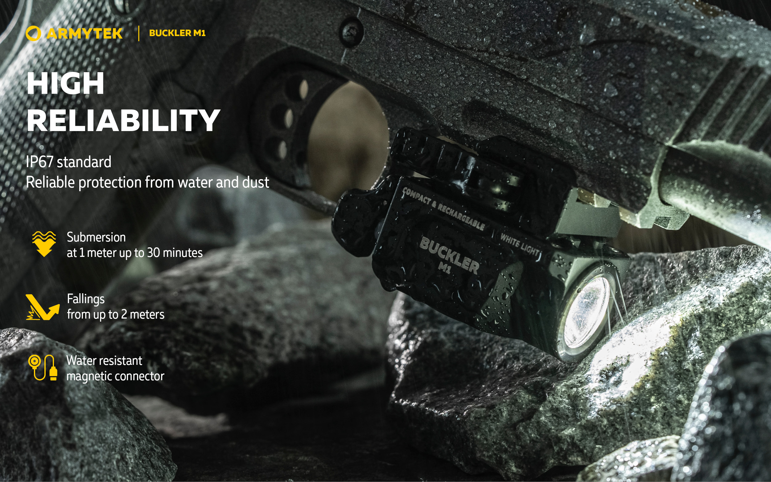 ARMYTEK Buckler M1 White