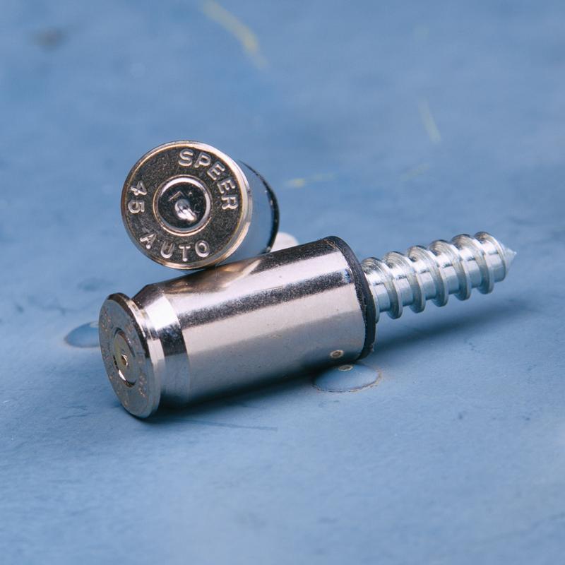 LUCKY SHOT License Plate Bolts | Fasteners - .45 Cal (2pcs) LUCKY SHOT License Plate Bolts | Fasteners - .45 Cal (2pcs)
