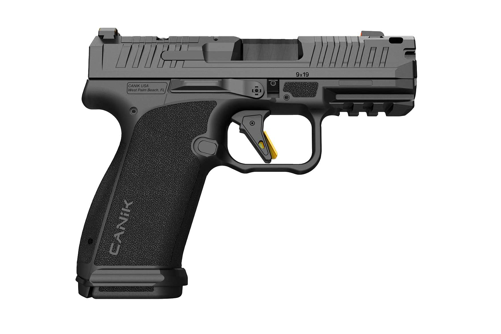 CANIK Micro Compact Mete MC9 Prime 9x19mm Black - 3 Dot Sight