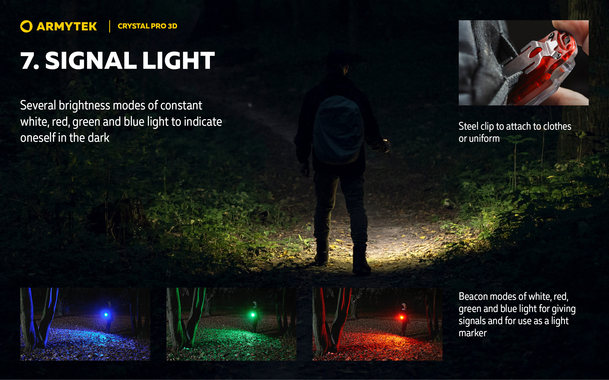 ARMYTEK Crystal Pro 3D Red