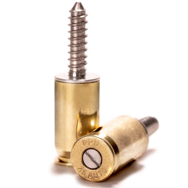LUCKY SHOT License Plate Bolts | Fasteners - .45 Cal (2pcs)