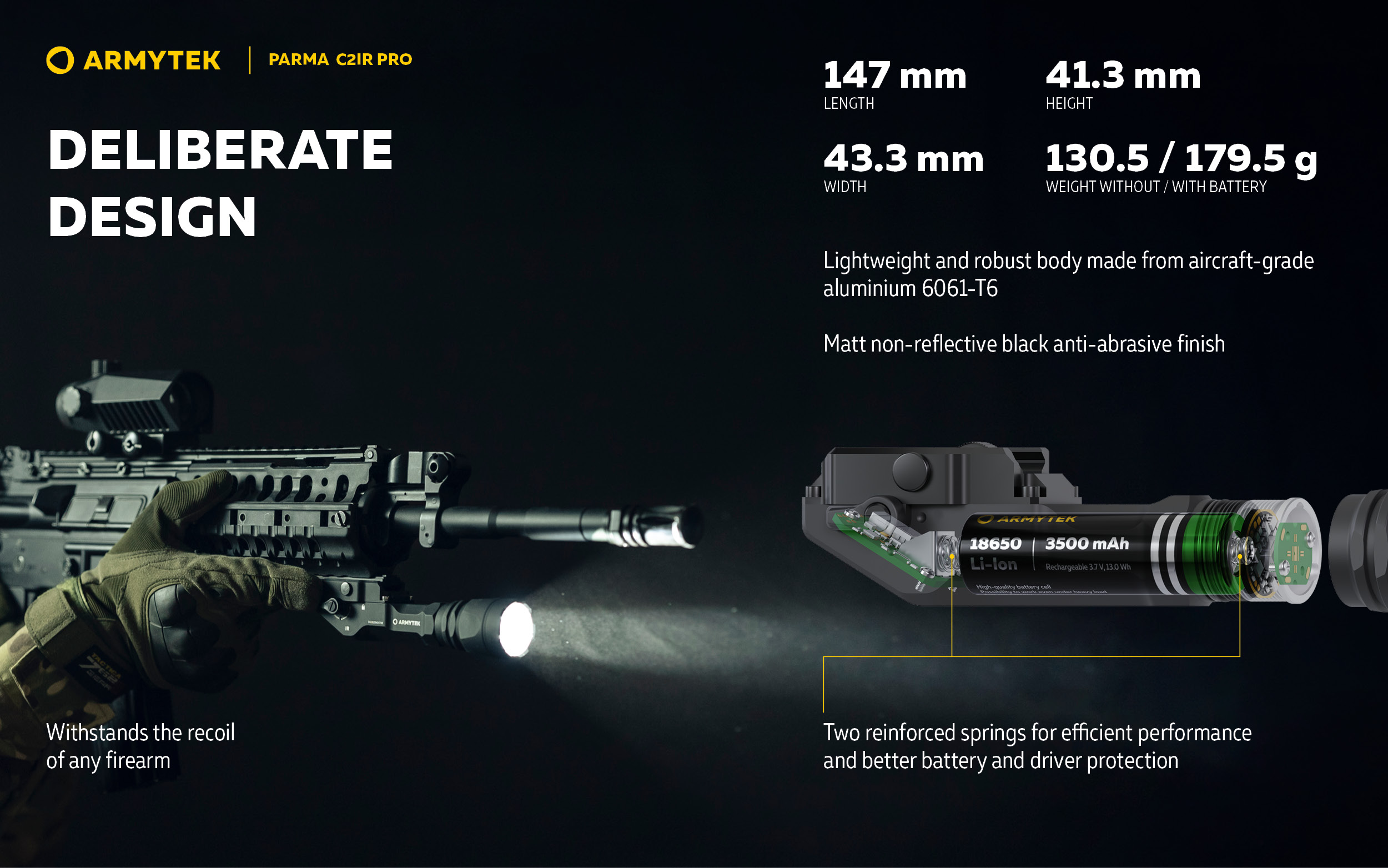 ARMYTEK Parma C2IR Pro