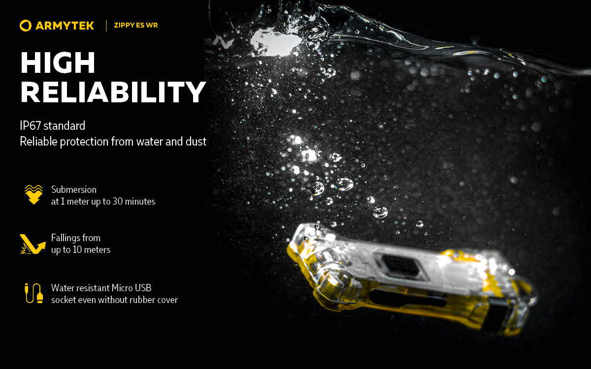 ARMYTEK Zippy WR Extended Set Yellow