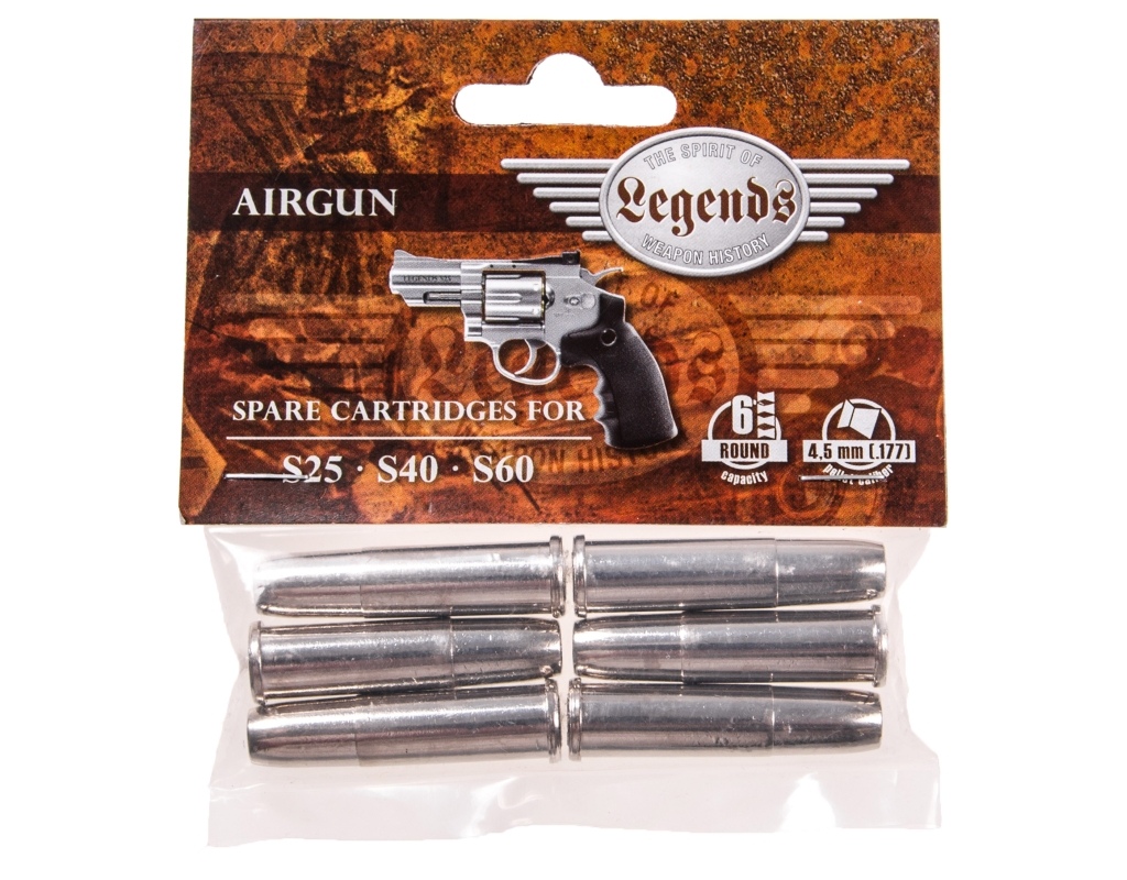 LEGENDS (Umarex) CO2 Shells S25/S40 6 pcs