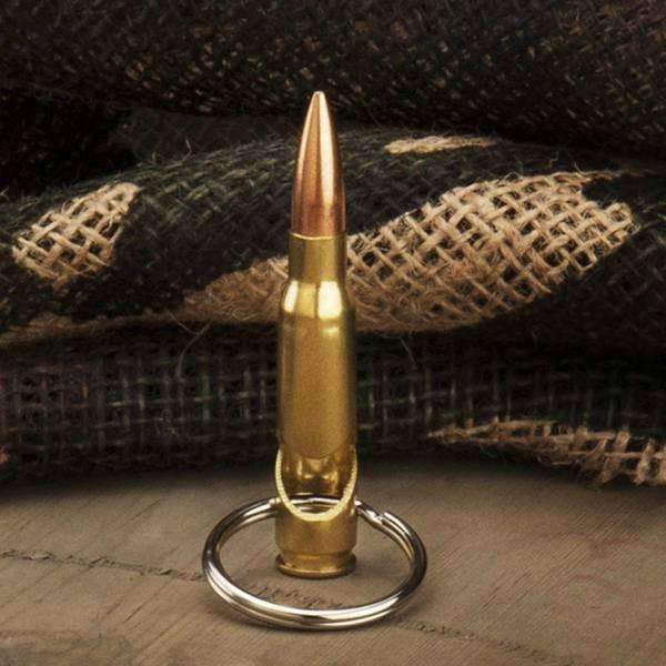 LUCKY SHOT Bullet Bottle Opener Keychain - .308