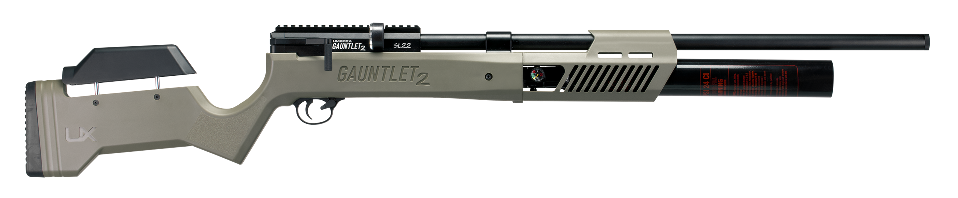 UX EXCLUSIVE (Umarex) PCP Airgun Gauntlet 2 SL UX EXCLUSIVE (Umarex) PCP Airgun Gauntlet 2 SL
