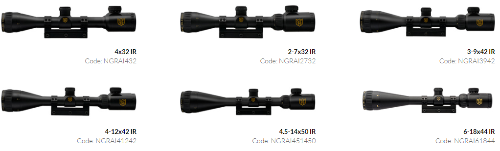 NIKKO STIRLING Rifle Scope Airking Illuminated