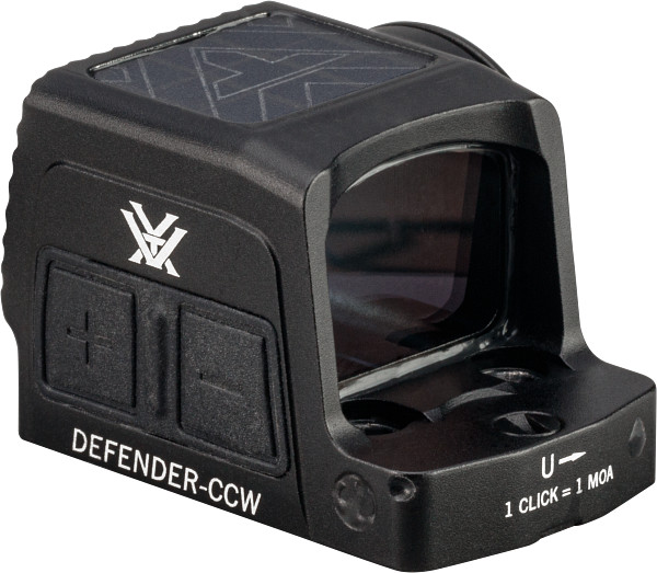 Vortex Defender CCW Enclosed Solar Micro Red Dot